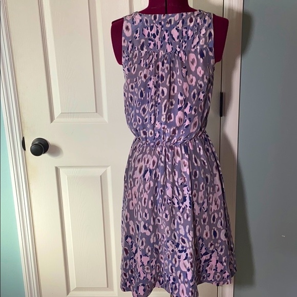 Rebecca Taylor purple leopard silk dress - Picture 6 of 8